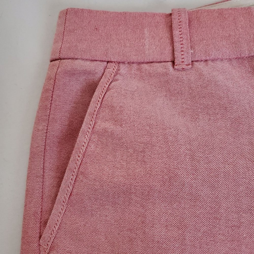 J. Crew Women's 100% Cotton Broken-In Chino Shorts Dusty Pink Size 12 - Picture 6 of 11